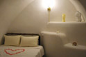 Schlafzimmer mit romantischer Beleuchtung